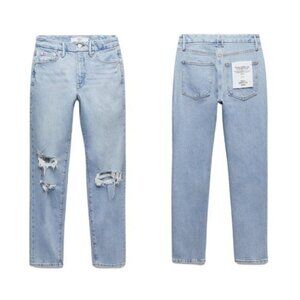 ZARA GOOD AMERICAN ZW JEANS CLASSIC SLIM SS22 BLUE | 9863/063